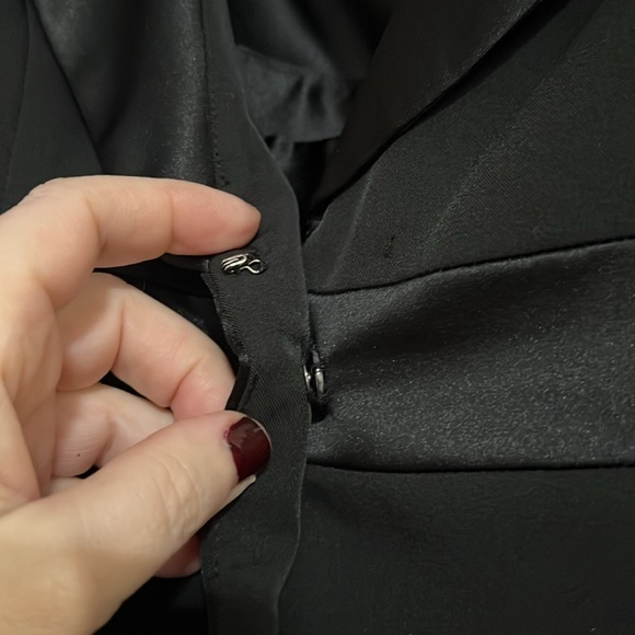 NINE WEST 3 Piece Suit(coat, camisole, pants)Tuxedo Accent, Lined, Sz 2, EUC. - Picture 4 of 15